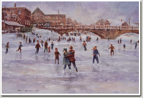 “Skating on the Presque Isle Stream”