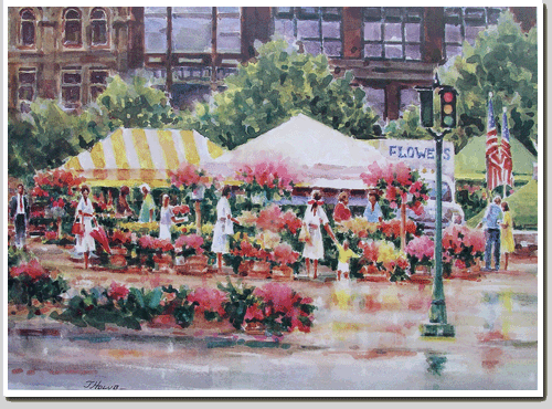 Flower Market (Detail)